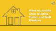 What to consider when selecting Timber and Sash Windows PowerPoint PPT Presentation