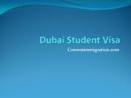 Dubai Student Visa