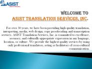 Translating Service Near Me