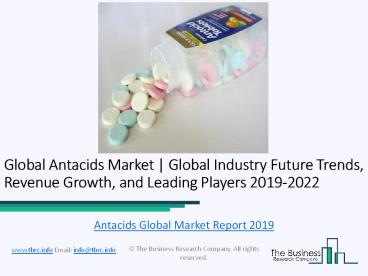 Global Antacids Market Report 2019