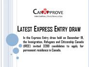Express Entry draw 2020