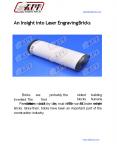 An Insight into Laser Engraving Bricks