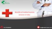 Benefit of medical tourism service in India