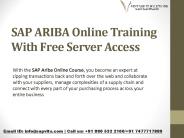 learn sap ariba online | sap ariba training
