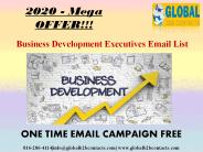 Business Development Executives Email List