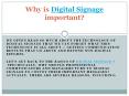 Why is Digital Signage Important PowerPoint PPT Presentation