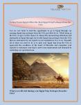 Deluxe Tours Egypt Offers the Best Egypt Trip Packages from the USA PowerPoint PPT Presentation