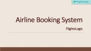 Airline Booking System