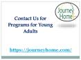 Contact Us for Programs for Young Adults PowerPoint PPT Presentation