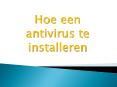 Hoe een antivirus te installeren PowerPoint PPT Presentation