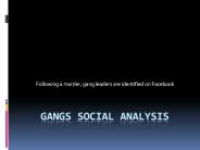 Gang Social Analysis