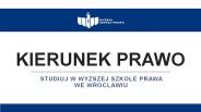 Wyższa Szkoła Prawa - studia prawnicze