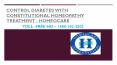 Diabetes treatment in Homeopathy -Homeocare International PowerPoint PPT Presentation