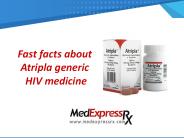 Fast facts about Atripla generic HIV medicine