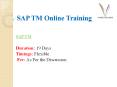 SAP TM PPT PowerPoint PPT Presentation