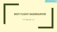 Best Flight Aggregator
