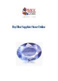 Buy Natural Blue Sapphire Gemstone