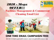Facilities Management & Commercial Cleaning Email List