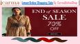 End of the sale on women's wear