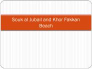 Souk al Jubail and Khor Fakkan Beach