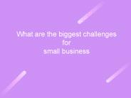 Challenges in Small Business - TakeFin