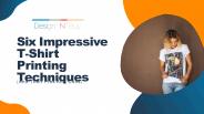 T-Shirt Printing Techniques With pros and Cons
