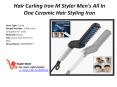 Hair Curling Iron M Styler Men's All In One Ceramic Hair Styling Iron PowerPoint PPT Presentation