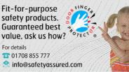 Purchase and install high-quality door finger protector