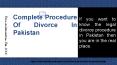 Divorce By Wife In Pakistan || Nazia Law Associate PowerPoint PPT Presentation