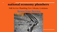 Choose New Orleans plumber for sewer line service
