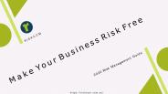 How to make Business Risk Free