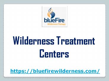 Wilderness Treatment Centers - bluefirewilderness.com