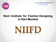 Best institute for Fashion Designing in Navi Mumbai