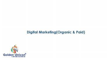 DIGITAL MARKETING INTRODUCTION