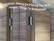 Advice: How do I choose a door hinges?