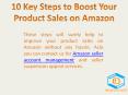10 Key Steps to Boost Your Product Sales on Amazon PowerPoint PPT Presentation