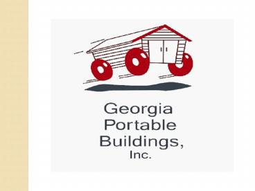 Security Guardhouse Buildings Georgia