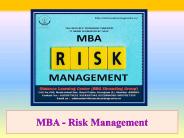 MBA - Risk Management
