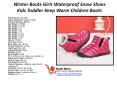 Winter Boots Girls Waterproof Snow Shoes Kids Toddler Keep Warm Children Boots PowerPoint PPT Presentation