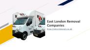 East London Removal Companies