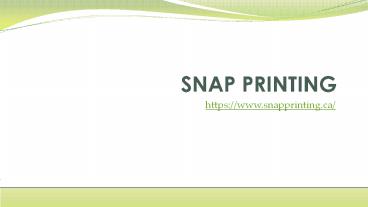 Best Digital Printing Services Kelowna