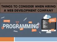 Things to Consider When Hiring a Web Development Company