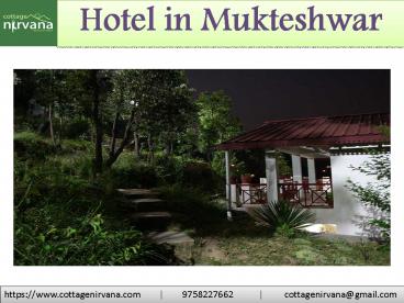 Hotel in Mukteshwar