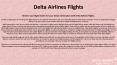 Delta Airlines Flights | Grab Best Deals On Delta Flights