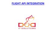 Flight API Integration | DOD IT SOLUTIONS