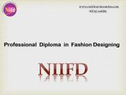 Professional diploma in fashion designing