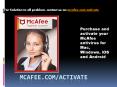 Activate  Your McAfee Antivirus For computer PowerPoint PPT Presentation