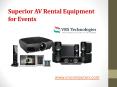 AV Rental - AV Rental Service in Dubai - Audio Visual Dubai PowerPoint PPT Presentation