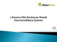 5 Reasons Why Businesses Should Have Surveillance Systems PowerPoint PPT Presentation