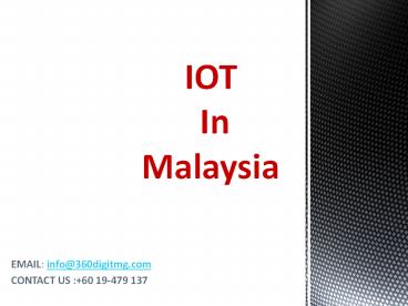 iot in malaysia